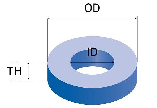 PI Ceramic Piezoceramic Rings - Specifications