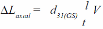 Axial Displacement