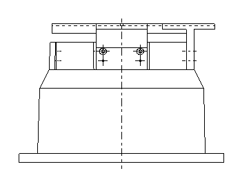 F-206 Parallel Kinematics Six Axis Positioning System, Front View F-206 Parallel Kinematics Six Axis Positioning System, Front View